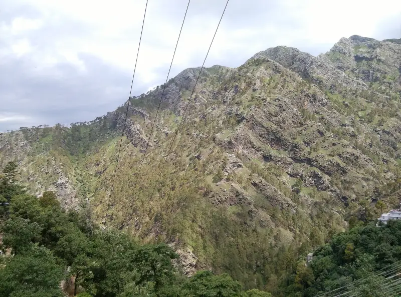 Trikuta mountains above Katra, home of the Vaishno Devi shrine